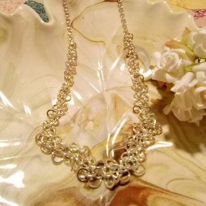 Vintage Avon Silver Tone Necklaces Lot of 3